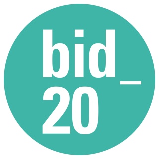 Logo de la 7ª Bienal Iberoamericana de Diseño (BID_20)