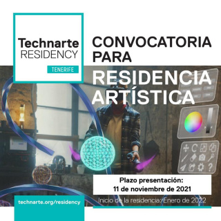 Technarte Residency Tenerife 2021-24 - Convocatoria para residencia artística