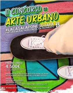 II Concurso de Arte Urbano #LaCasaLaPonesGuapa. Pintura mural horizontal en pavimiento 2023