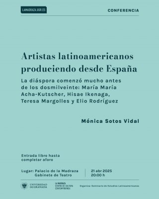 Invitación Artistas Latinoamericanos produciendo desde España.