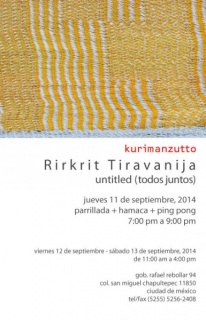 Rirkrit Tiravanija, Untitled (todos juntos)