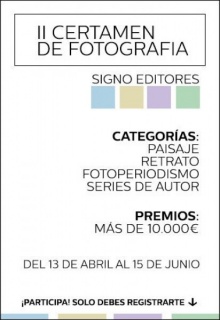 II edición del Certamen de Fotografía Signo editores