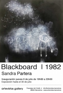 Sandra Partera. Blackboard | 1982