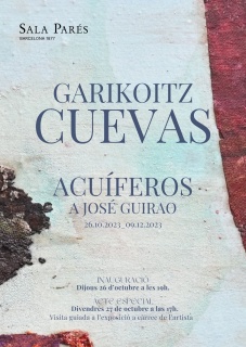 Garikoitz Cuevas. Acuíferos. A José Guirao