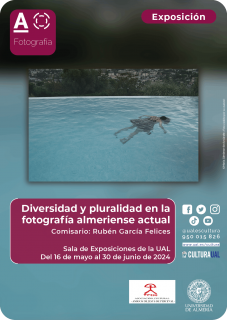 Cartel de la exposición "Diversidad y pluralidad en la fotografía almeriense actual"
