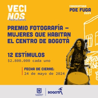 Premio Fotografía – Mujeres que habitan el centro de Bogotá