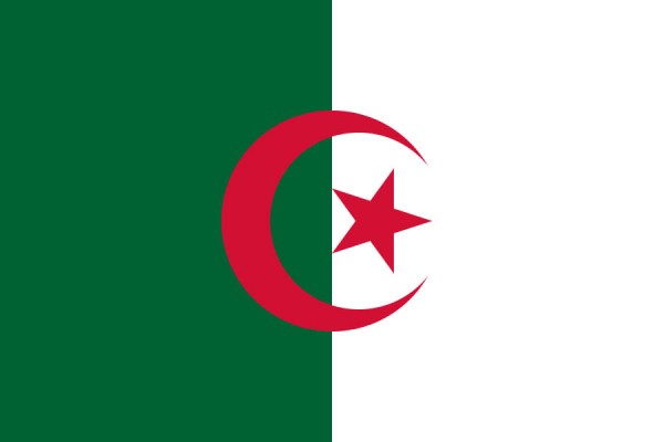 Flag of Algeria, originaly drawn by SKopp