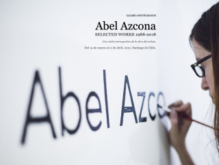 Cartel de la muestra Abel Azcona | Selected Works 1988-2018
