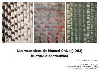 Los mecánicos de Manuel Calvo. Ruptura o continuidad