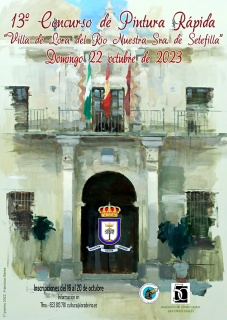Cartel 13 Concurso Pintura Rápida Villa de Lora del Río
