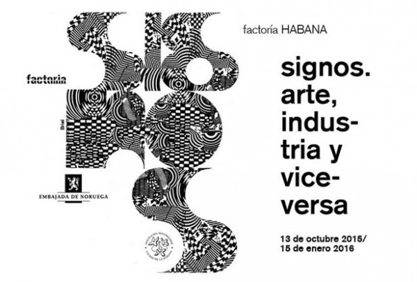 Cartel de la exposición. Cortesía Factoría Habana