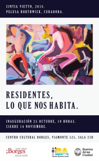 Residentes, lo que nos habita. Imagen cortesía Centro Cultural Borges