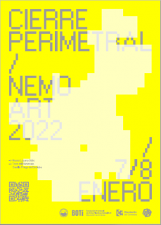 Cartel "Nemo Art, “Cierre perimetral” 2022"