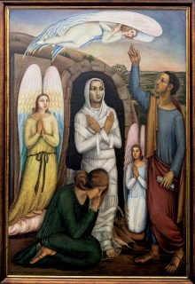Anita Malfatti - Ressurreição de Lazaro _ oleo s tela | MAS/SP