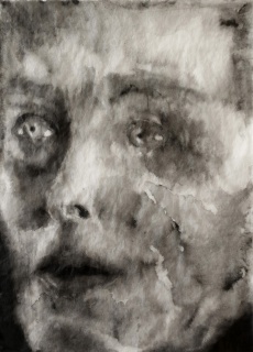 Adriana Molder, da série The Victorians, 2020-22, tinta-da-china sobre papel esquisso, 42 x 29,7 cm