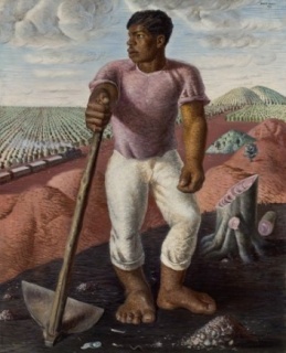 Cándido Portinari, O lavrador de café, 1934, óleo sobre tela, acervo MASP