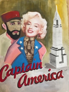 Bernardo Navarro, Captain America Cortesía de Cuban Art Space