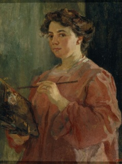 Lluïsa Vidal, Autoretrato, 1899