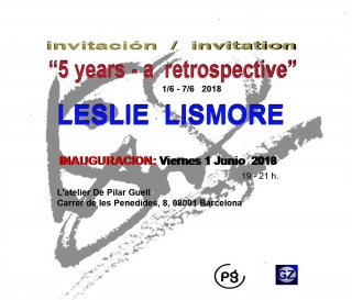 5 Years a retrospective by Leslie Lismore.