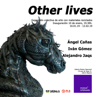 "Other Lives" exposición colectiva sobre arte reciclado