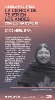Elvira Espejo. La ciencia de tejer en los Andes