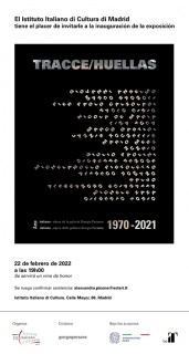 Tracce/Huellas. Obras de la galería Giorgio Persano 1971 -2021