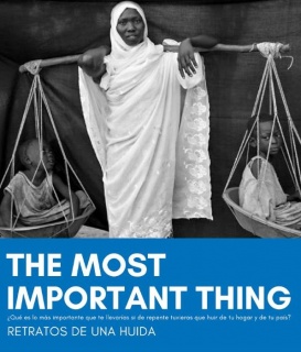 Cartel exposición "The Most Important Thing"