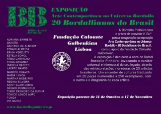 Arte Contemporânea no Universo Bordallo - 20 Bordallianos do Brasil