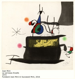 Joan Miró, La carrosa d\'ocells, 1973, Fundació Joan Miró © Successió Miró 2016