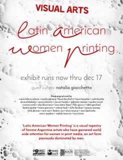 LATIN AMERICAN WOMEN PRINTING. Imagen cortesía Miami Art Guide