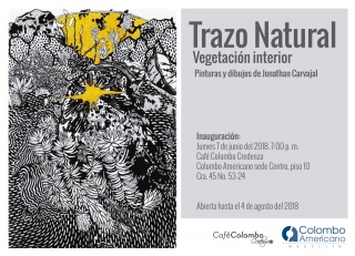 Trazo Natural. imagen cortesía Galería Colombo Americano de Medellín