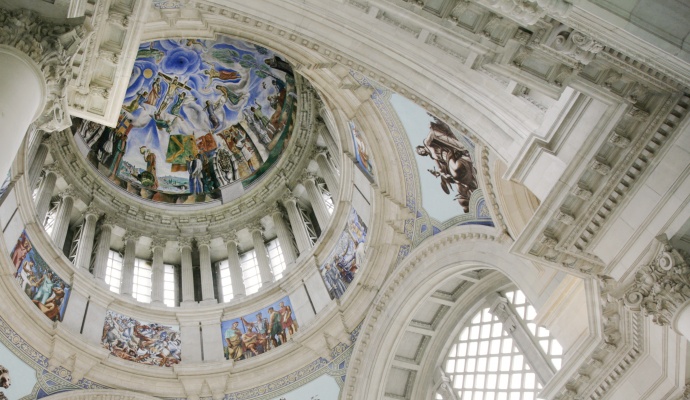 Francesc d’A. Galí. Pinturas de la Sala de la Cúpula. MNAC