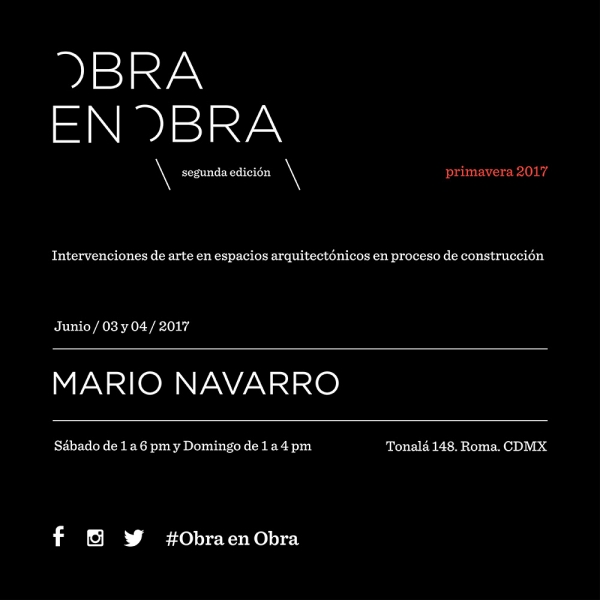 Mario Navarro. Obra en obra