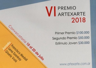 VI Premio ArtexArte 2018. Imagen cortesía ArtexArte