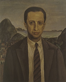 "Retrato de Manuel Bandeira", de Cândido Portinari