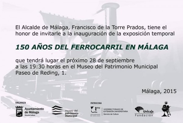 150 años del ferrocarril en Málaga