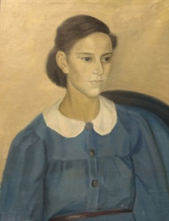 Delhy Tejero. Retrato de la niñera Teresa. Imagen cortesía Galería José Lorenzo