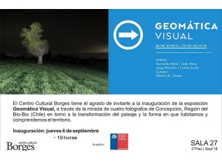 Geomática Visual. Imagen cortesía Centro Cultural Borges