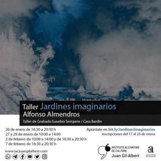 Alfonso Almendros. Taller de grabado Jardines Imaginarios