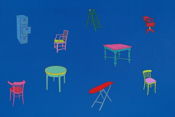 Michael Craig-Martin, Looking, 1996, Coleção Berardo — Imagen cortesía de la Fundação Calouste Gulbenkian