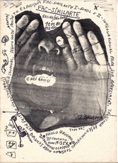 Paulo Bruscky, Facsimil-arte, 1980, photocopy and fax, Courtesy of the artist