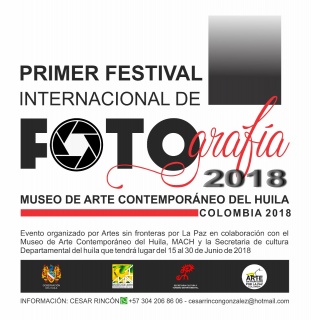 FLAYER PROMOCIONAL FESTIVAL INTERNACIONAL DE FOTOGRAFIA MACH COLOMBIA 2018