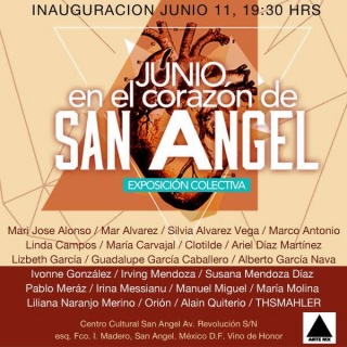 Cartel expo San Angel