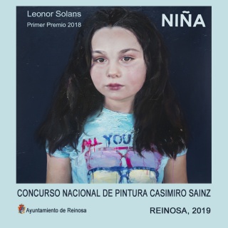 XLII Concurso Nacional de Pintura Casimiro Sain (cartel) — Obra de Leonor Solans, ganadora de la edición de 2018