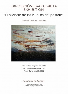 Exposición "El silencio de las huellas del pasado" de A. Saez de Lafuente en Torre Salazar