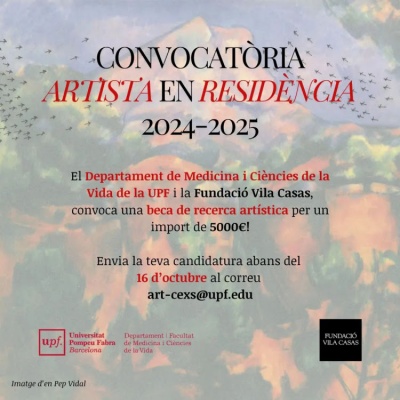 Convocatòria Artista en residència 2024-2025