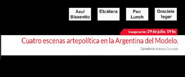 Cuatro escenas artepolítica en la Argentina del Modelo