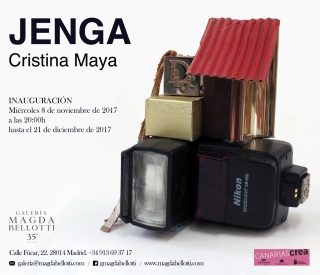 Cristina Maya. Jenga – Cortesía de la Galería Magda Bellotti