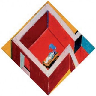 Juan Navarro Baldeweg. Habitación roja con figura, 2005. Colección Fundación Botín, Santander – Cortesía de la Fundación Juan March