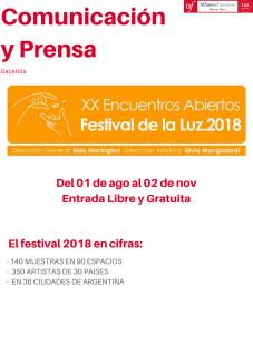 Festival de la Luz 2018. Imagen cortesía Alianza Francesa